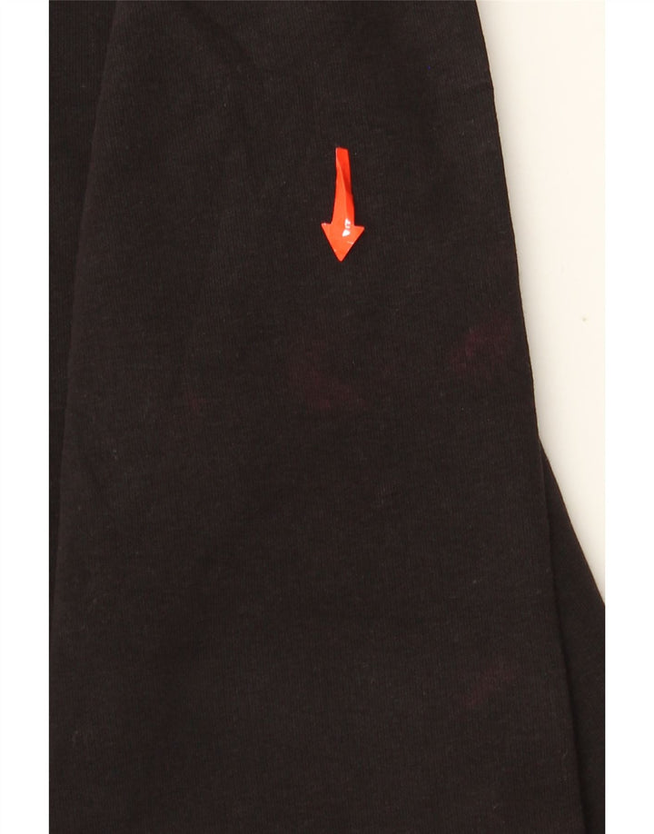 Guess Pulover grafic pentru bărbați, bumbac negru 2XL