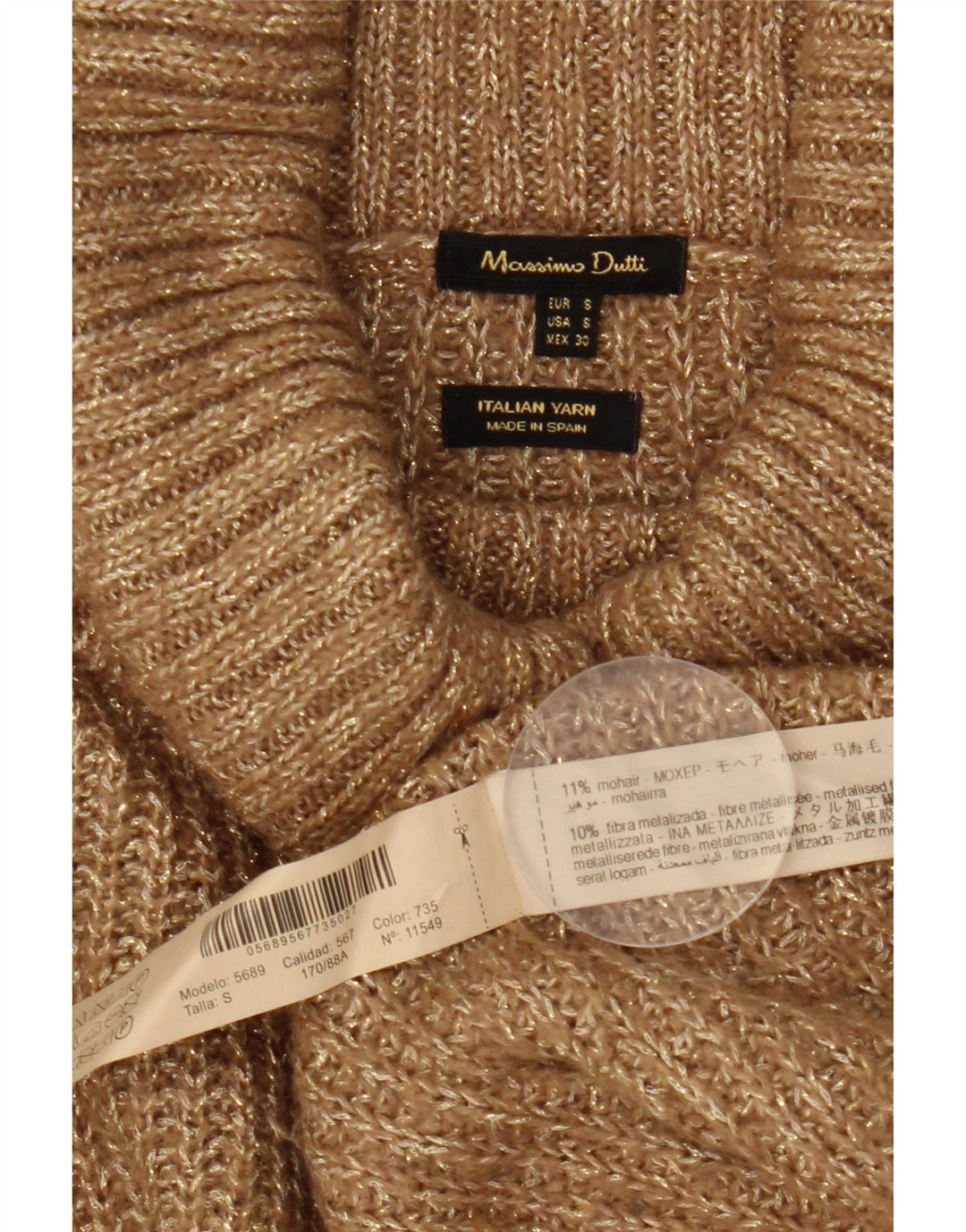 Pulover pentru femei Massimo Dutti cu gât rulat