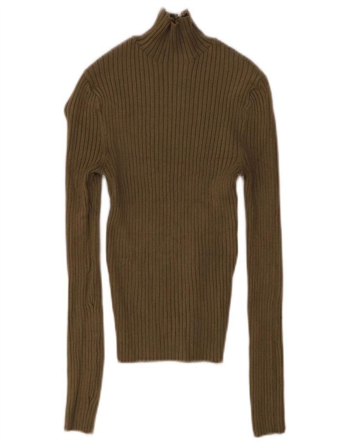 Crop Top pentru femei Zara UK 8 Small Khaki Viscose