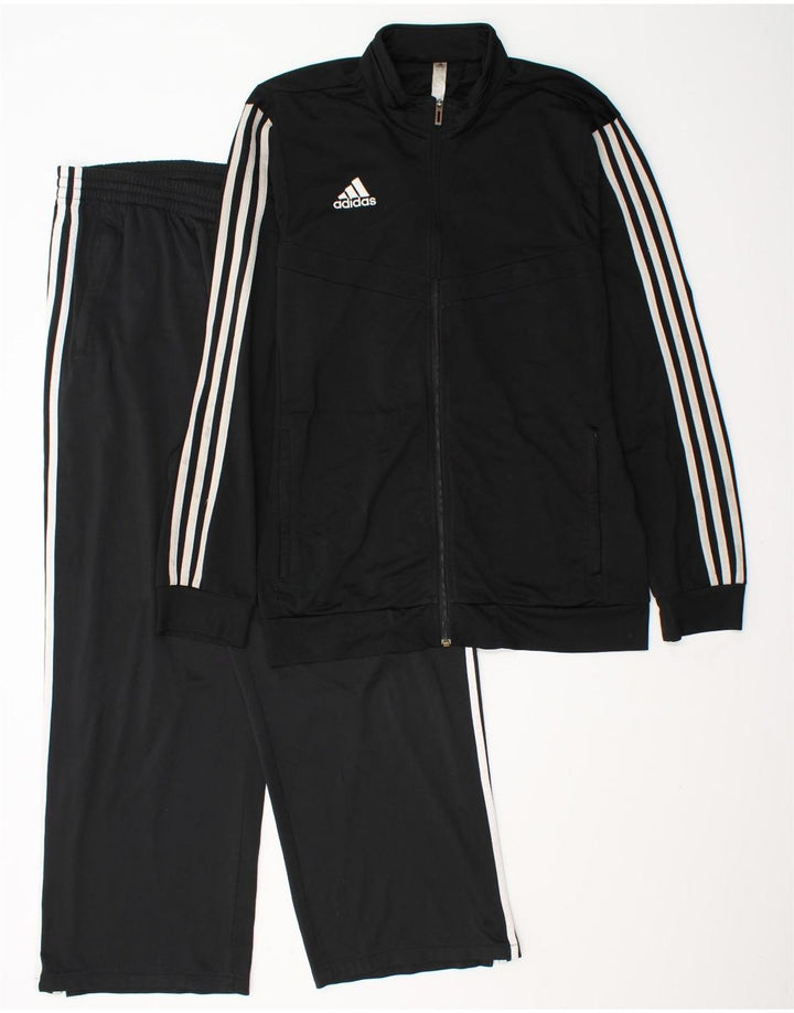 Trening complet pentru bărbați Adidas, mare, negru, poliester