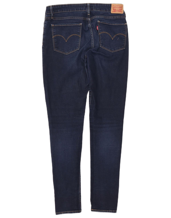 Blugi skinny 711 pentru femei LEVI'S L30 L32 bumbac bleumarin