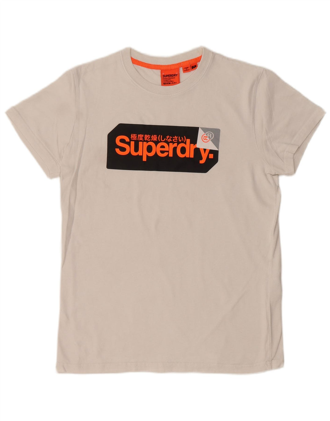 SUPERDRY tricou grafic pentru bărbați Top mediu alb bumbac
