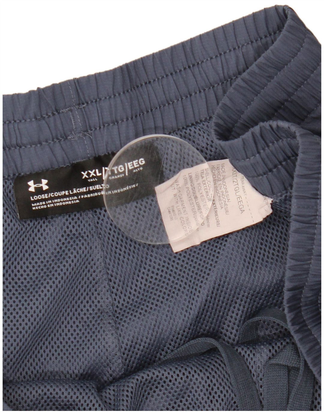 Pantaloni de trening pentru bărbați UNDER ARMOUR 2XL bleumarin poliester color bloc