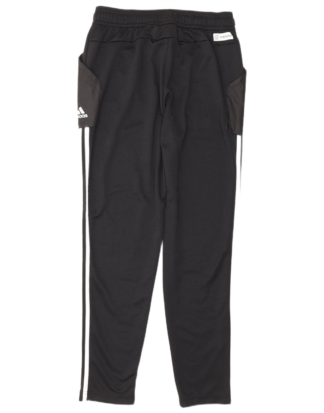 Pantaloni de trening Adidas Aeroready pentru bărbați, negru mediu, poliester bloc de culoare
