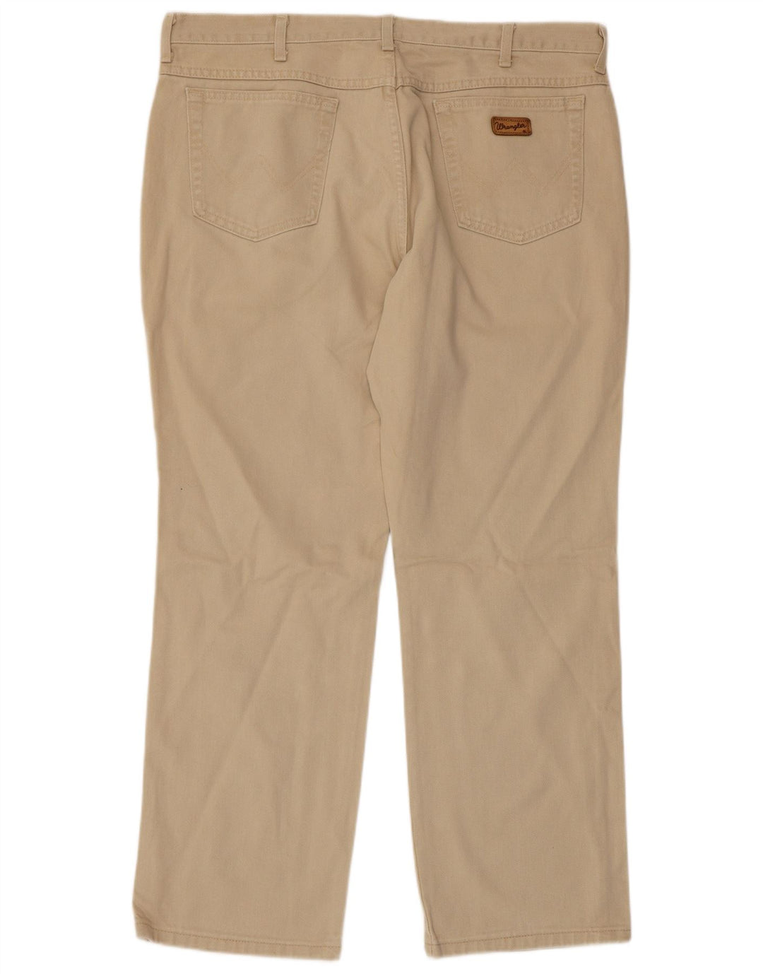 Pantaloni casual drepti pentru bărbați WRANGLER Texas W40 L30 bumbac bej