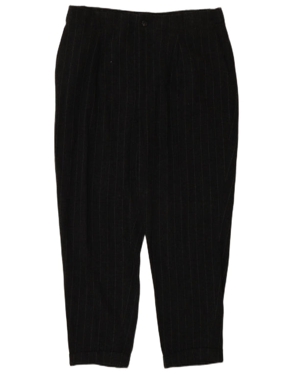 Pantaloni tăiați conici pentru femei Zara L30 L24, cu dungi gri