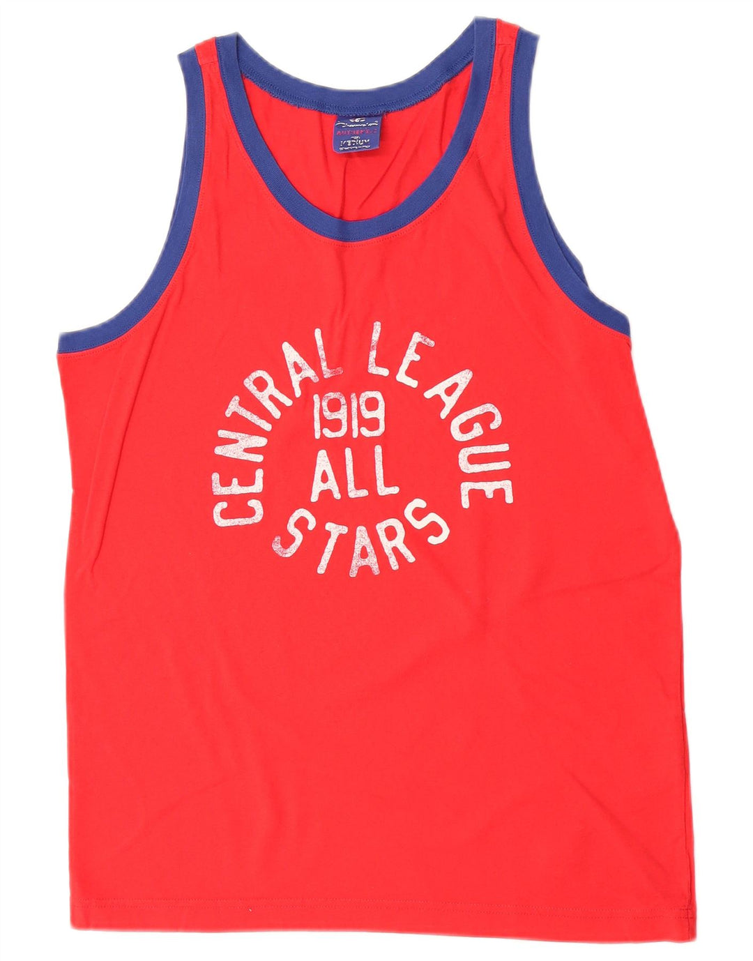 Vestă grafică Champion pentru bărbați, bumbac roșu mediu