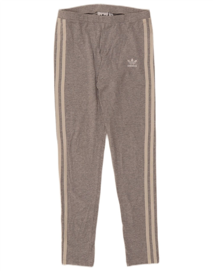 Leggings pentru femei Adidas UK 8, bumbac cu pete gri mici