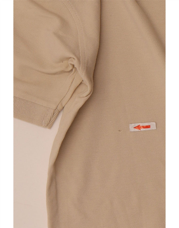 Tricou polo pentru bărbați Lotto Bej mediu