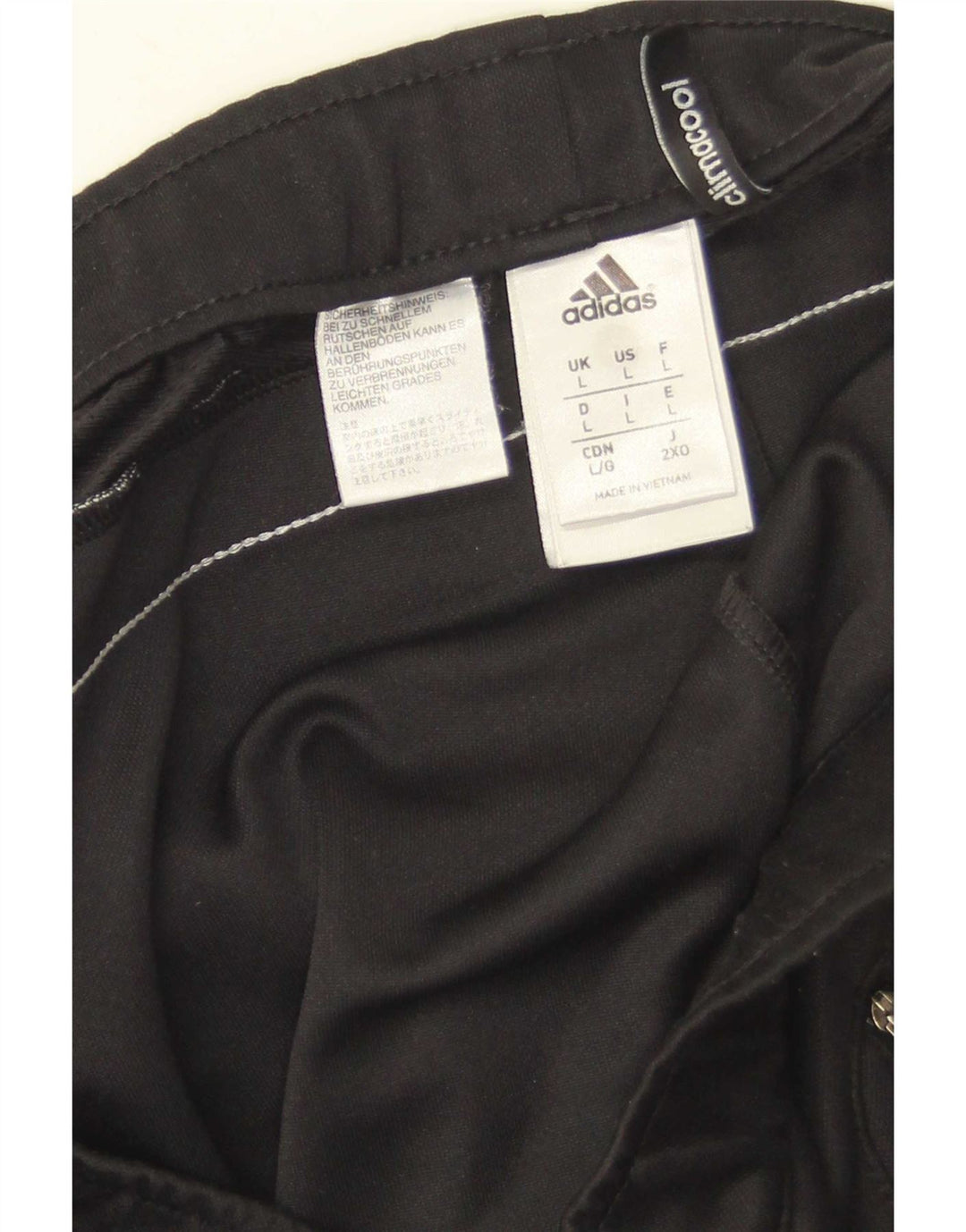Pantaloni de trening Adidas Climacool pentru bărbați, mari, negru, poliester color bloc