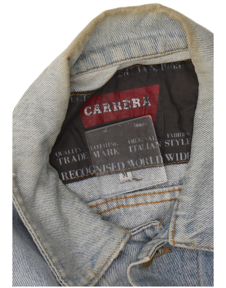 Gilet de denim pentru bărbați Carrera UK 14, bumbac albastru mediu