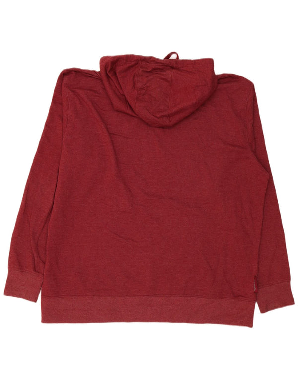 Pulover pentru bărbați Mountain Warehouse, bumbac burgundy 2XL