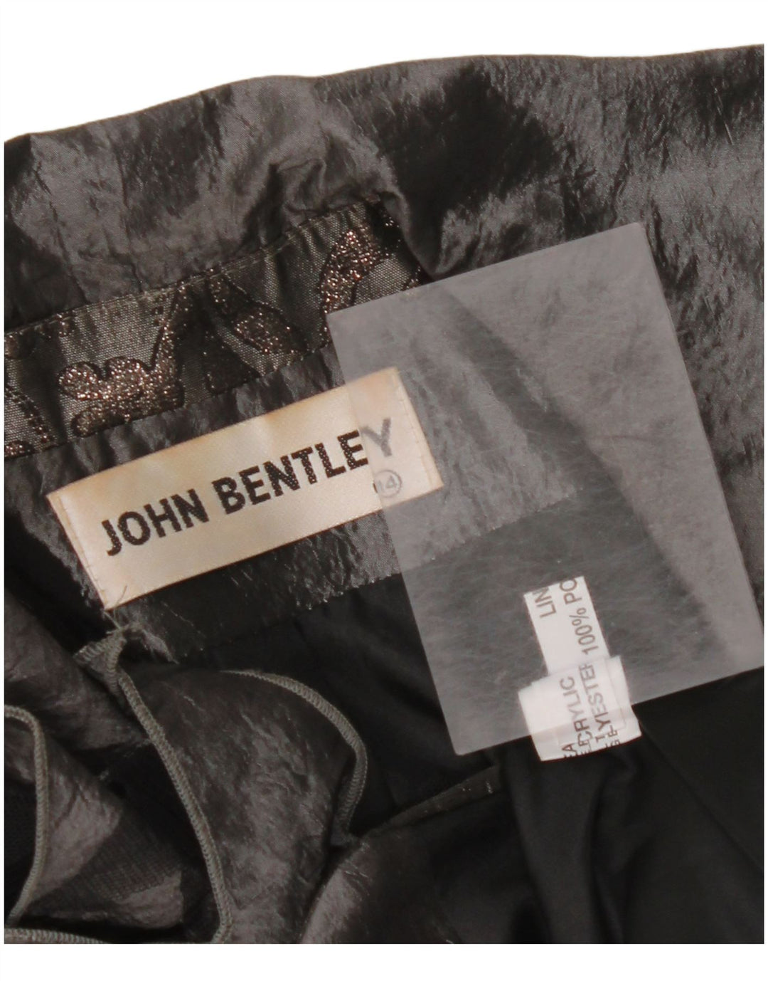 JOHN BENTLEY Top cardigan pentru femei UK 14 mare, gri, poliester floral