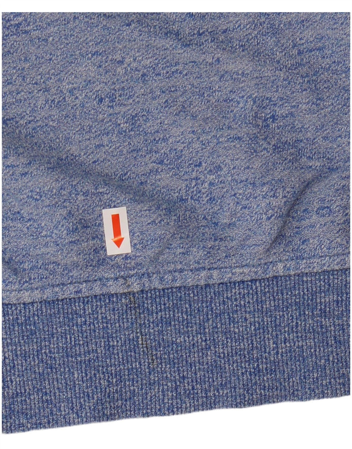 Hanorac pentru bărbați Lyle & Scott Pulover mic albastru bumbac cu pete