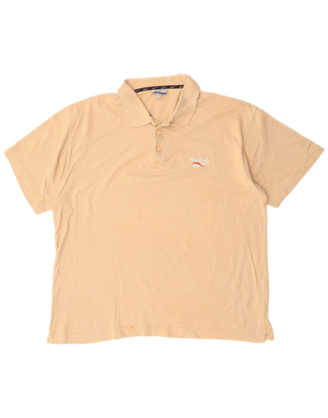 Tricou polo pentru bărbați Reebok XL, bej, bumbac