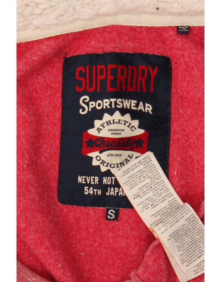 Pulover Superdry pentru femei, cu grafic, cu fermoar, poliester, 10 UK
