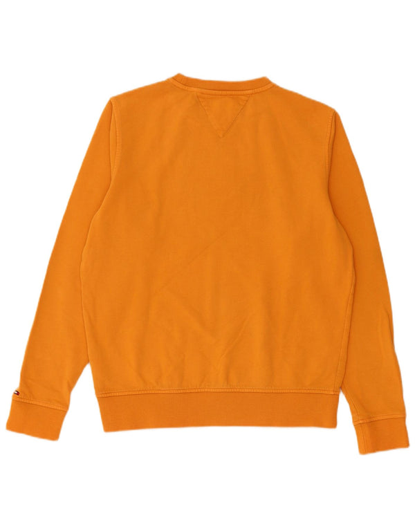 TOMMY HILFIGER Hanorac cu grafic pentru băieți Pulover 13-14 ani Bumbac galben