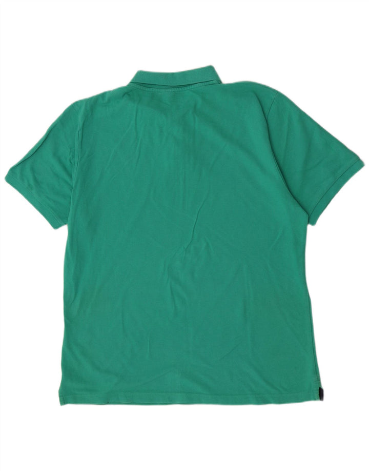 Tricou polo pentru bărbați North Sails, bumbac verde mare