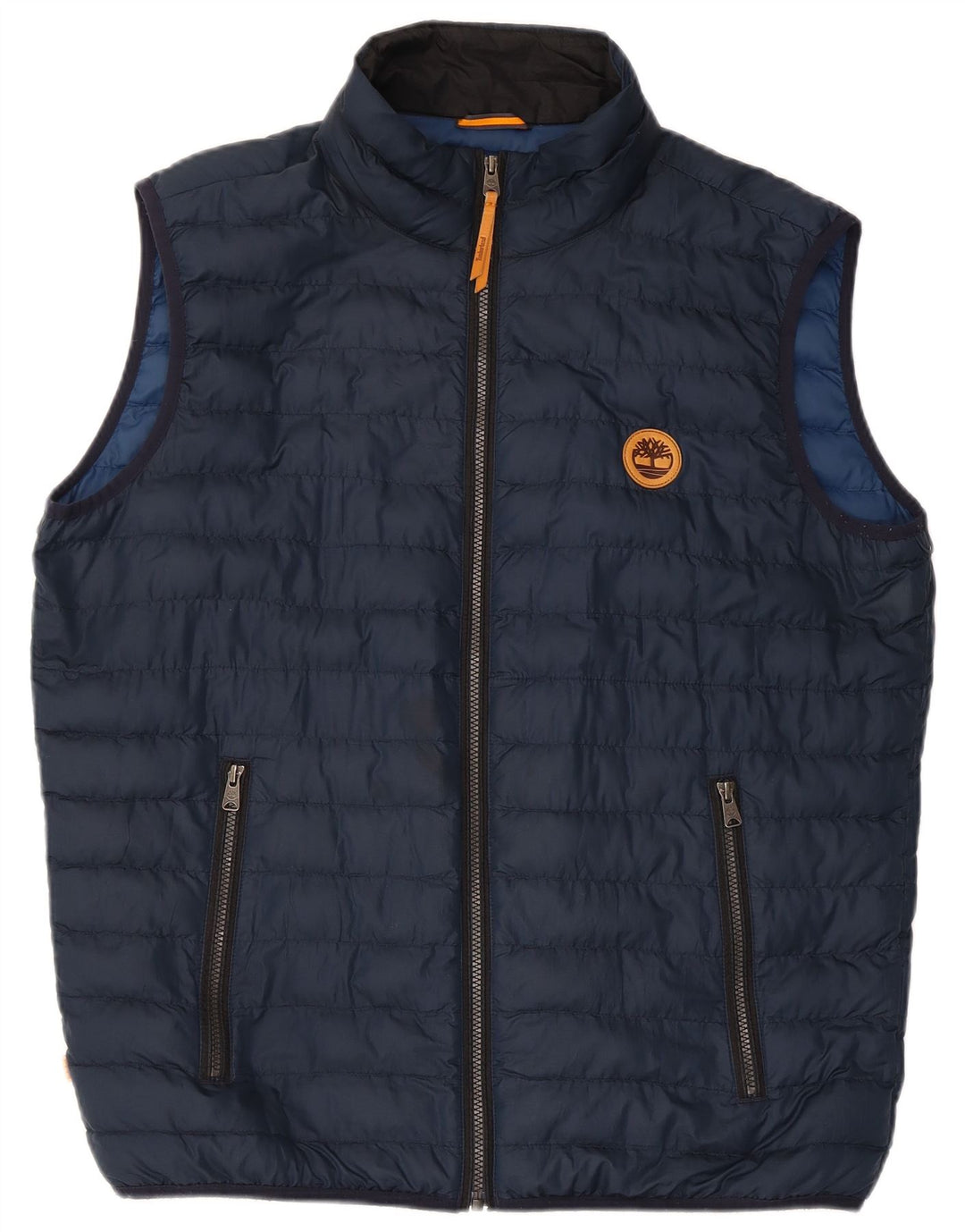 Gilet căptușit pentru bărbați Timberland UK 40 Poliester mare bleumarin