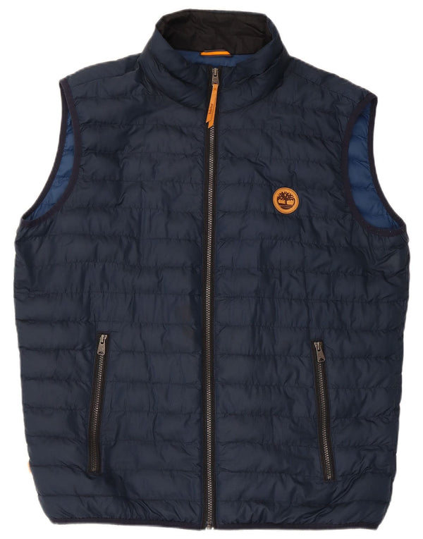 Gilet căptușit pentru bărbați Timberland UK 40 Poliester mare bleumarin
