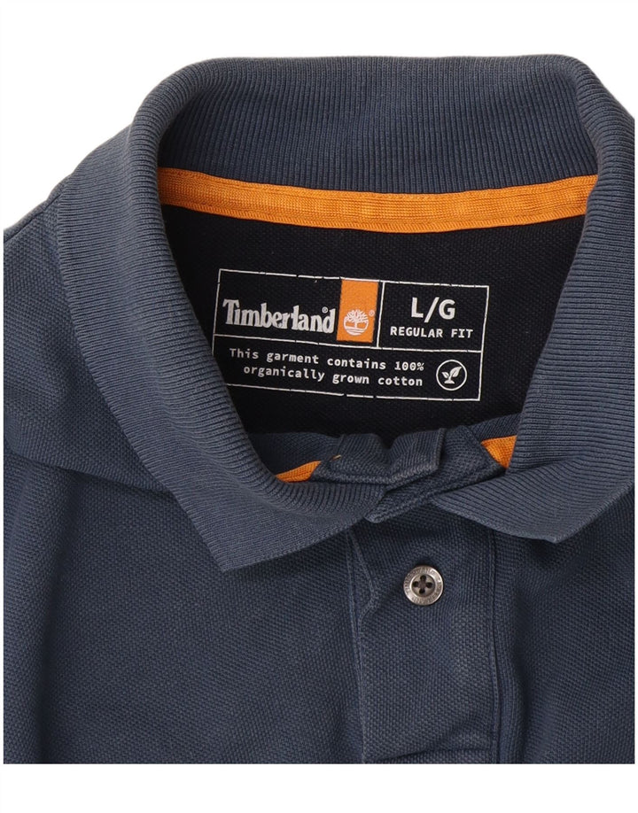 Tricou polo Timberland pentru bărbați, cu formă regulată, mare bleumarin