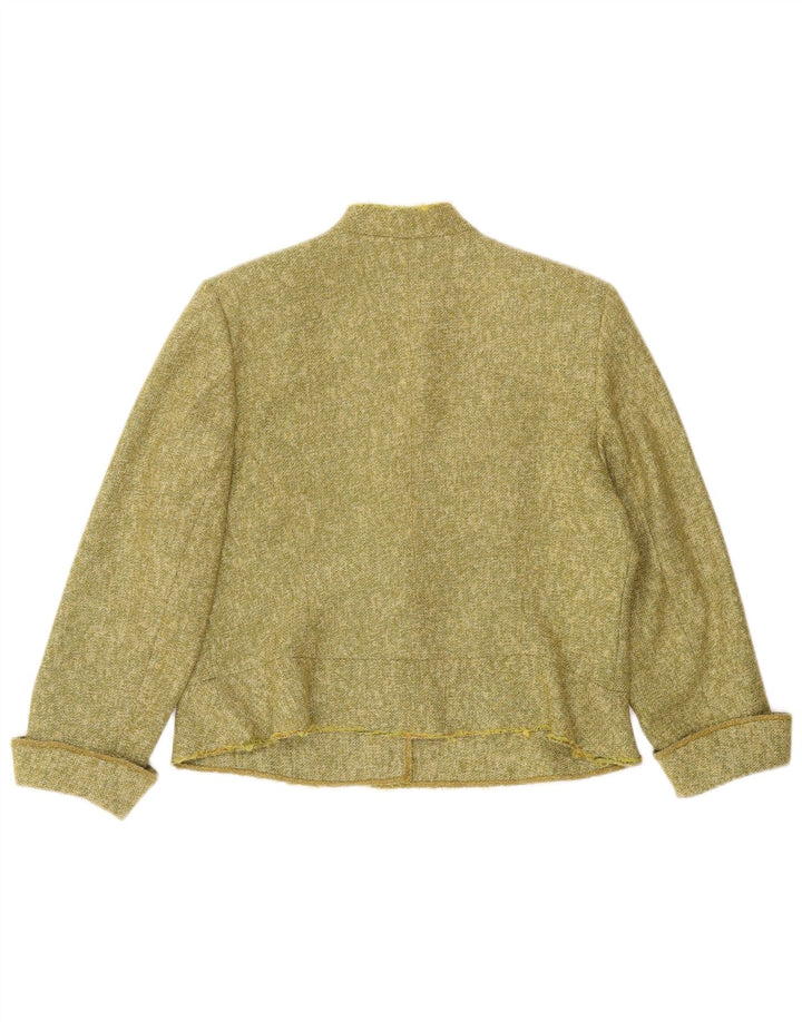 Jachetă Prato pentru femei cu 3 nasturi IT 44 Medium Khaki Flecked