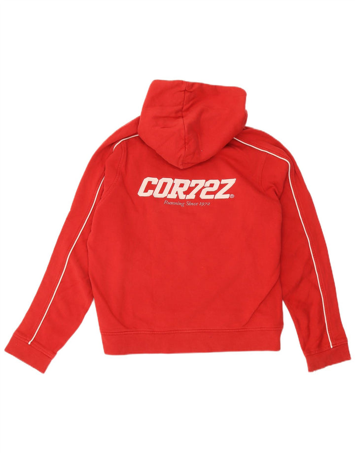Jumper Nike pentru bărbați cu glugă grafică UK 39/41 Roșu mediu