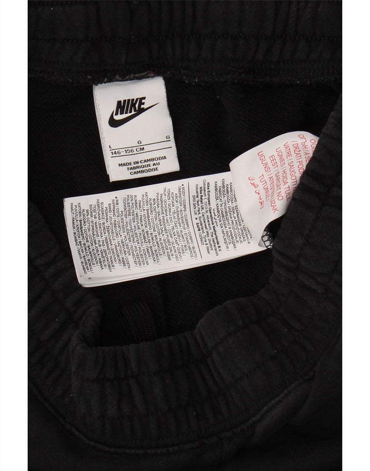 Pantaloni de trening pentru fete NIKE Pantaloni de jogging 12-13 ani, mari, negru, bumbac