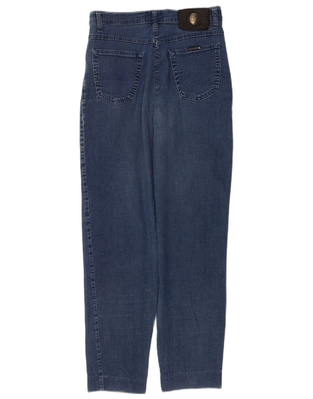 Blugi conici pentru femei Trussardi IT 43 Medium W29 L28 Albastru