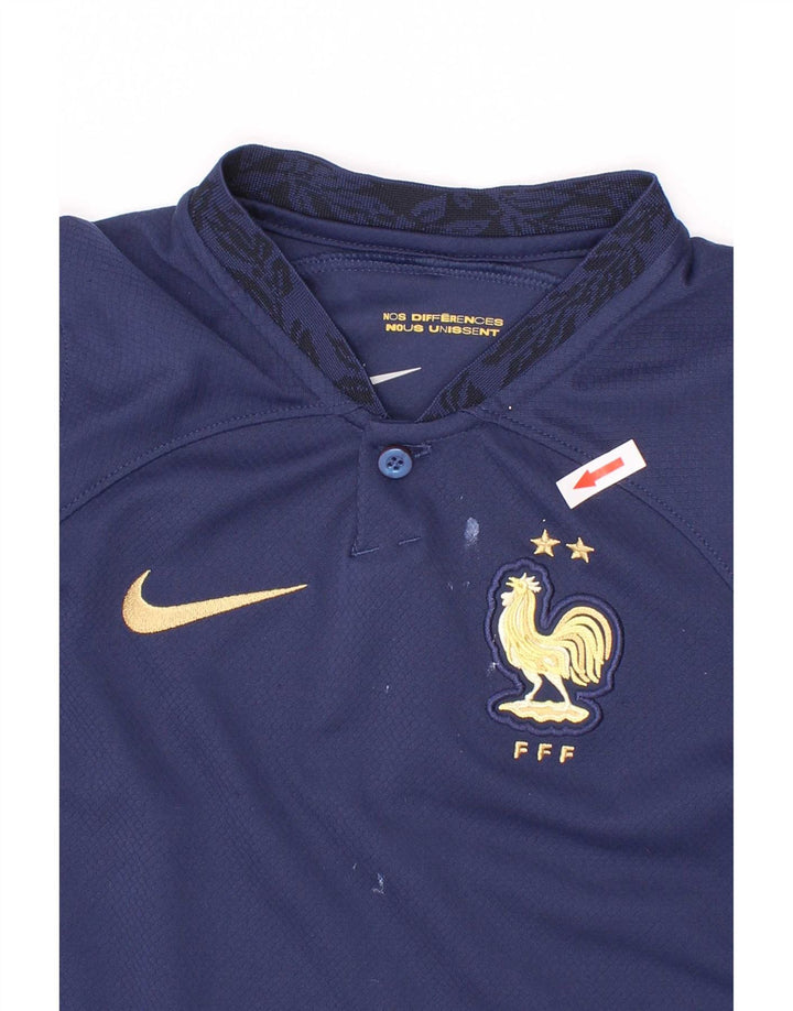 Tricou pentru băieți Nike Top 8-9 ani Mic Bleumarin