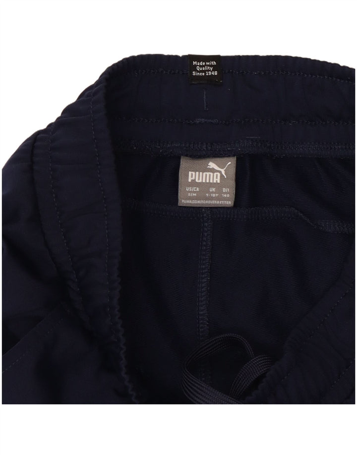 PUMA Băieți Pantaloni de trening Pantaloni de jogging 9-10 ani Poliester bleumarin