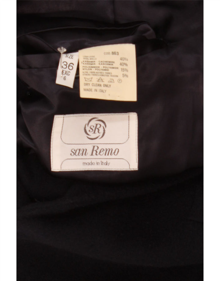 Blazer pentru bărbați San Remo UK 36 Mic Lână bleumarin
