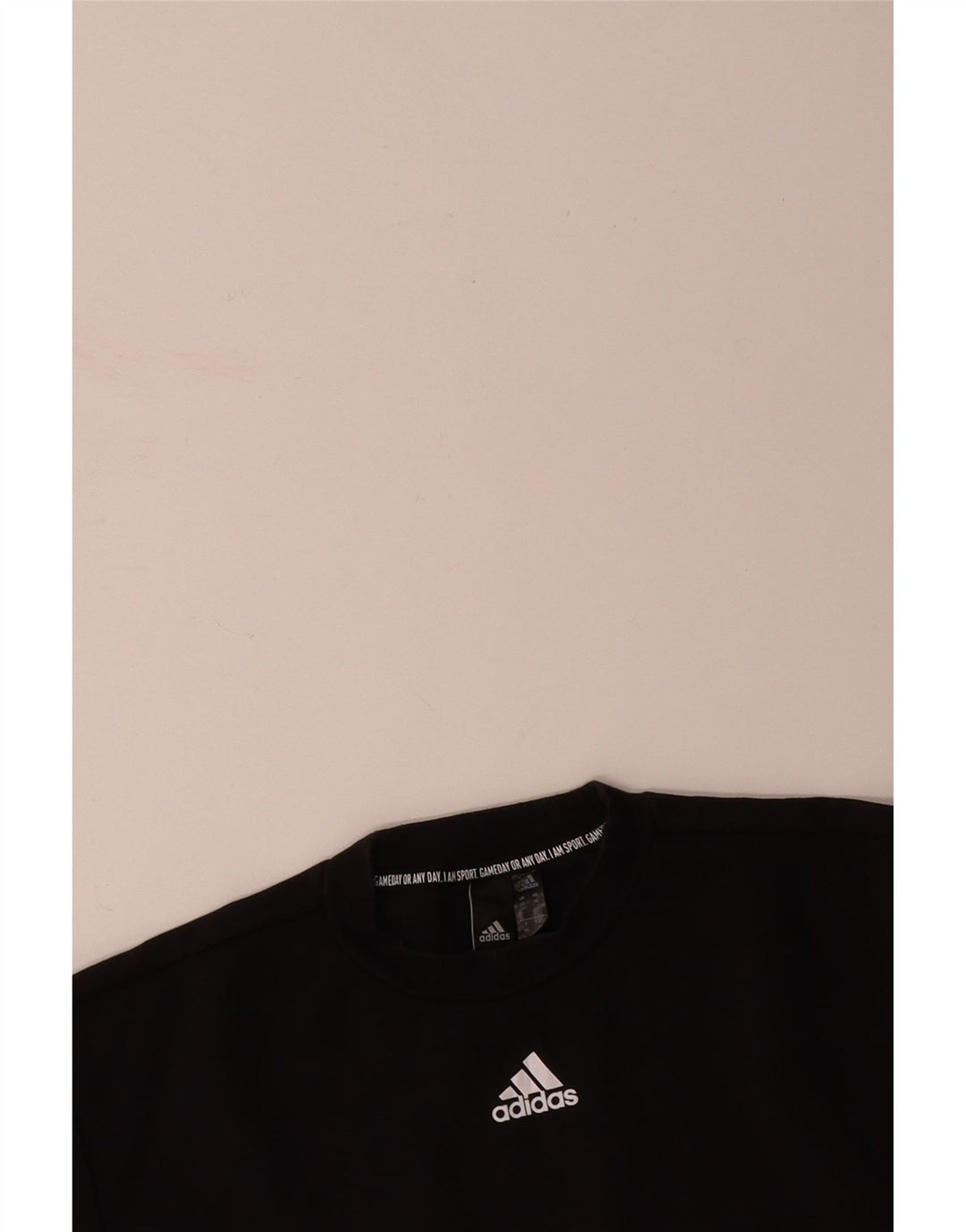 ADIDAS Mens Sweatshirt Jumper XS Black Cotton