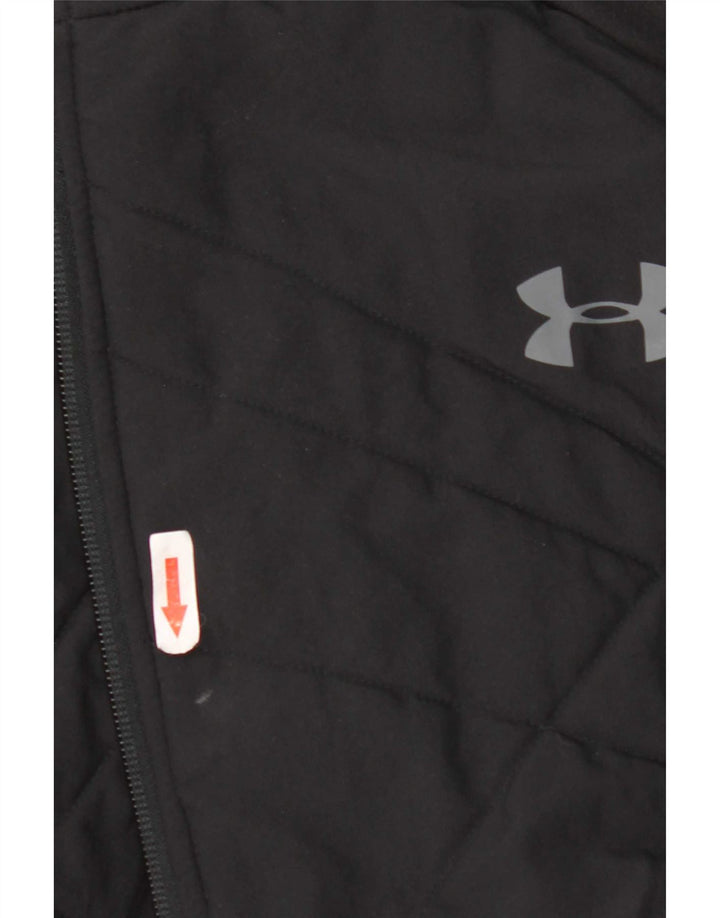 Jachetă de trening cu glugă Under Armour pentru bărbați, poliester negru 2XL