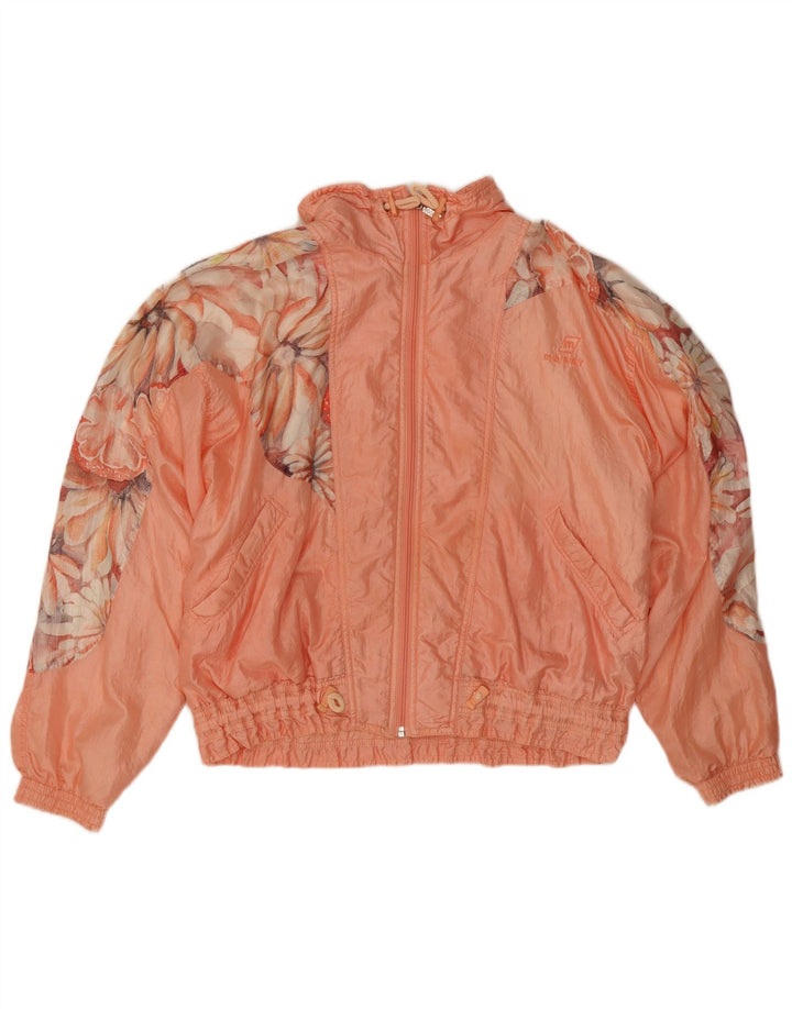 Maser M Jachetă de trening supradimensionată pentru femei UK 12 Medium Pink Floral
