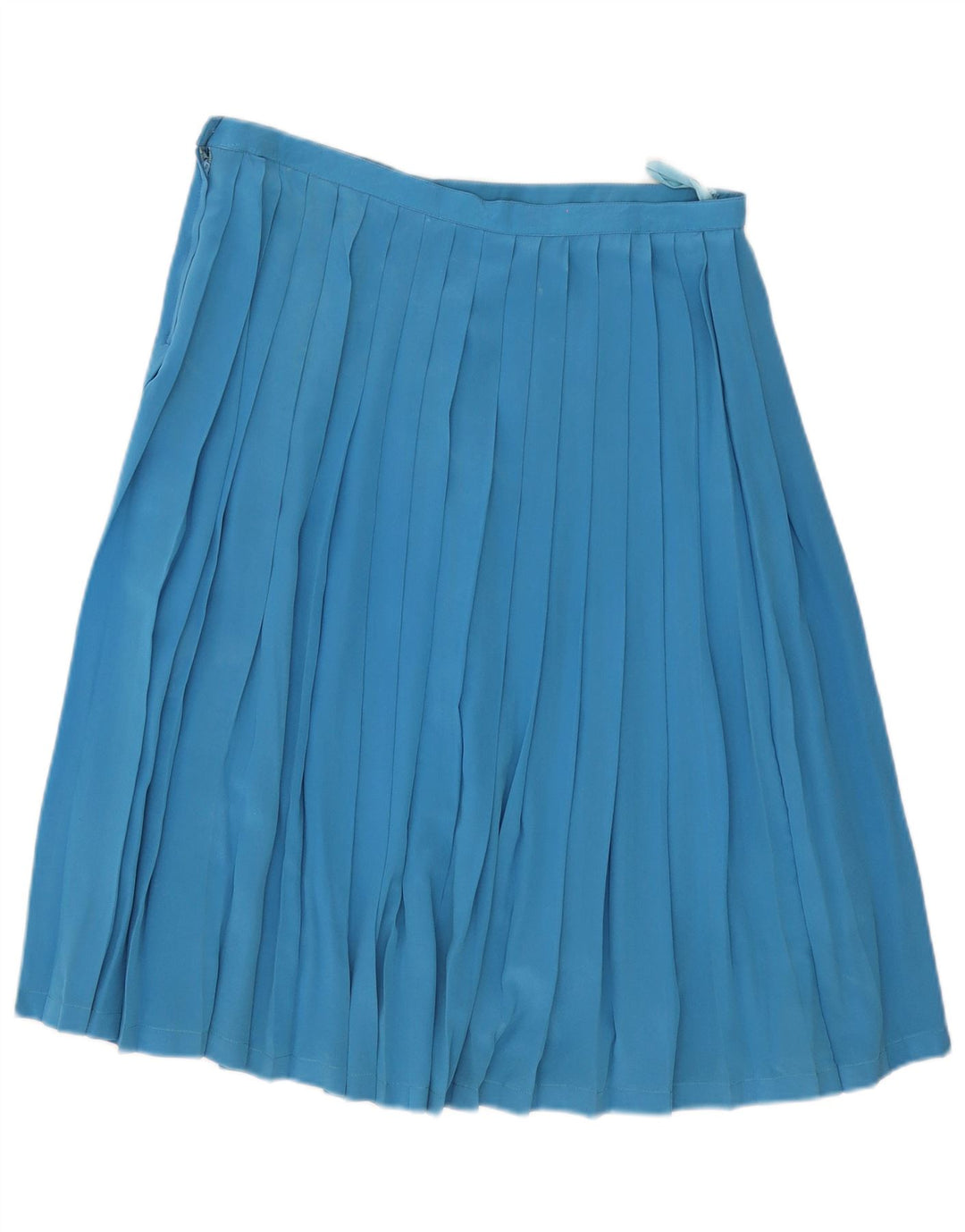 Fusta plisată cuțit vintage pentru femei W32 Large Blue