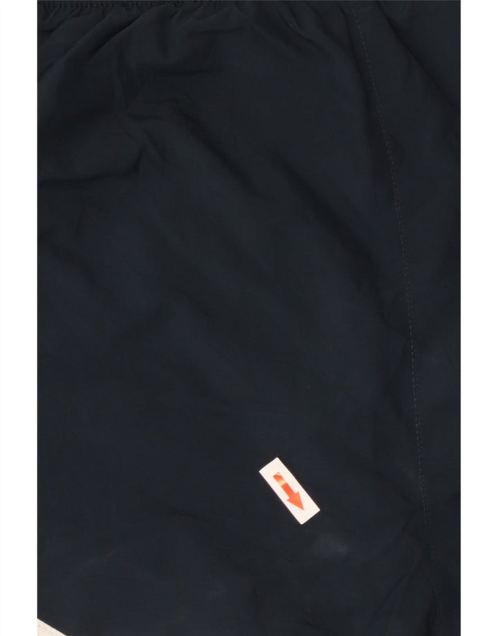 Pantaloni scurti sport NIKE Dri Fit pentru femei UK 14 Poliester mediu bleumarin