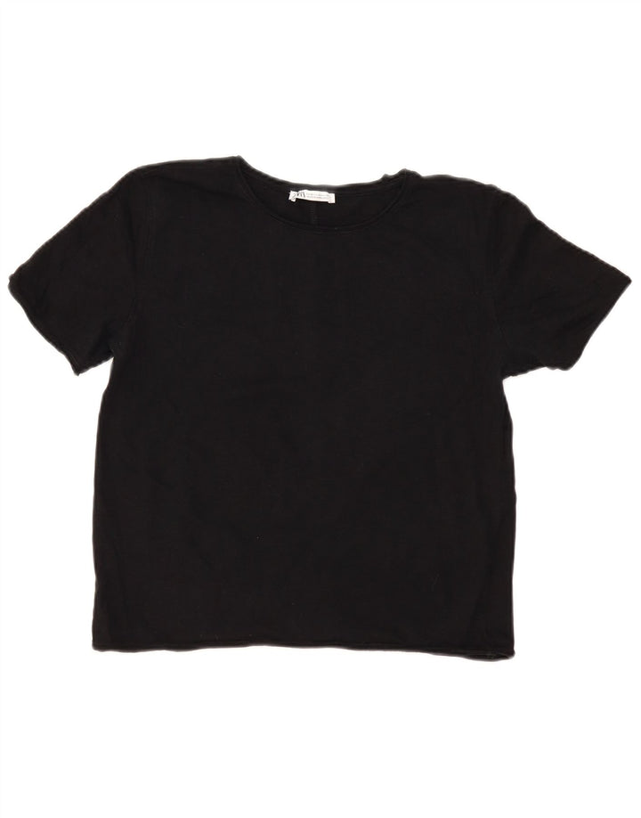Tricou pentru femei Zara UK 12 Medium Negru