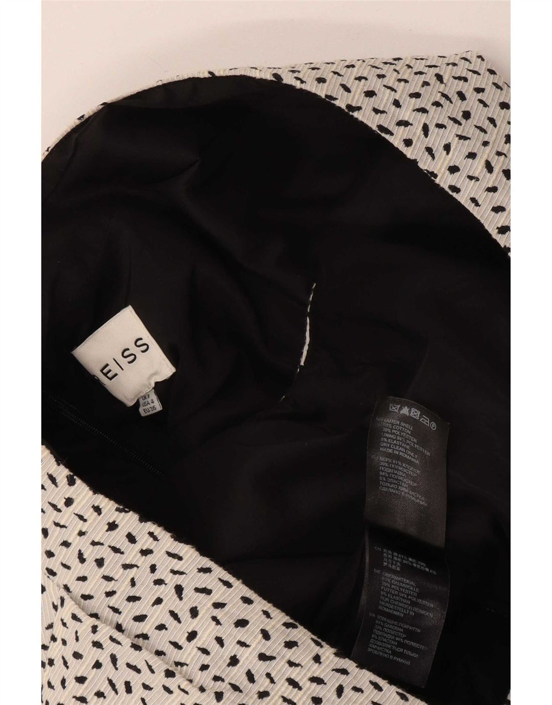 Combi pentru femei Reiss UK 8 Bumbac cu pete albe mici