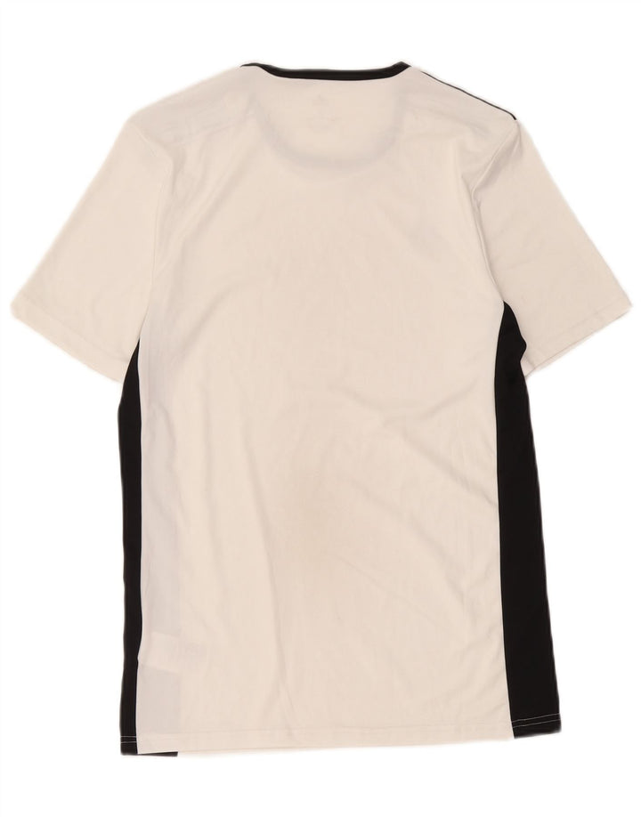 Tricou pentru bărbați Adidas Aeroready Top mic, alb, poliester color bloc