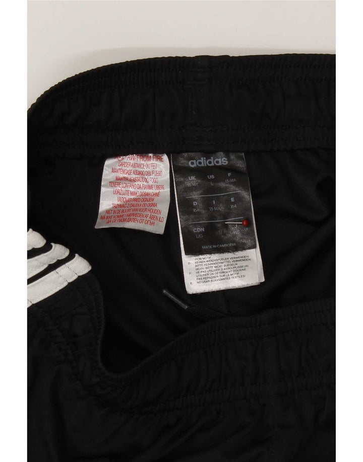 Pantaloni scurți sport adidas băieți 13-14 ani poliester negru