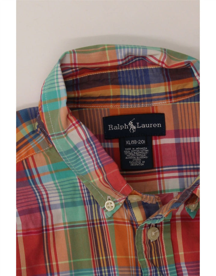 Cămașă RALPH LAUREN Băieți 15-16 Ani XL Multicolor Bumbac Check
