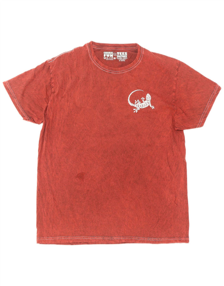 Tricou pentru bărbați vintage Top mic bumbac roșu