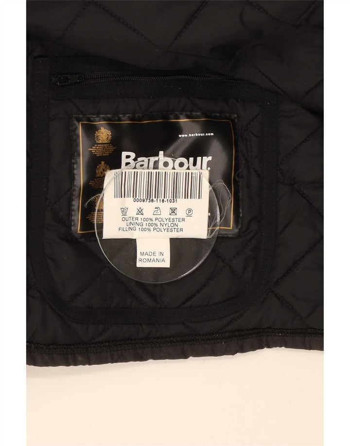 Jachetă matlasată pentru bărbați Barbour UK 42 XL Poliester negru