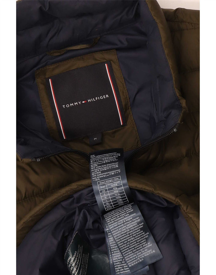 Jachetă căptușită Tommy Hilfiger pentru femei UK 14 Medium Khaki Poliamidă