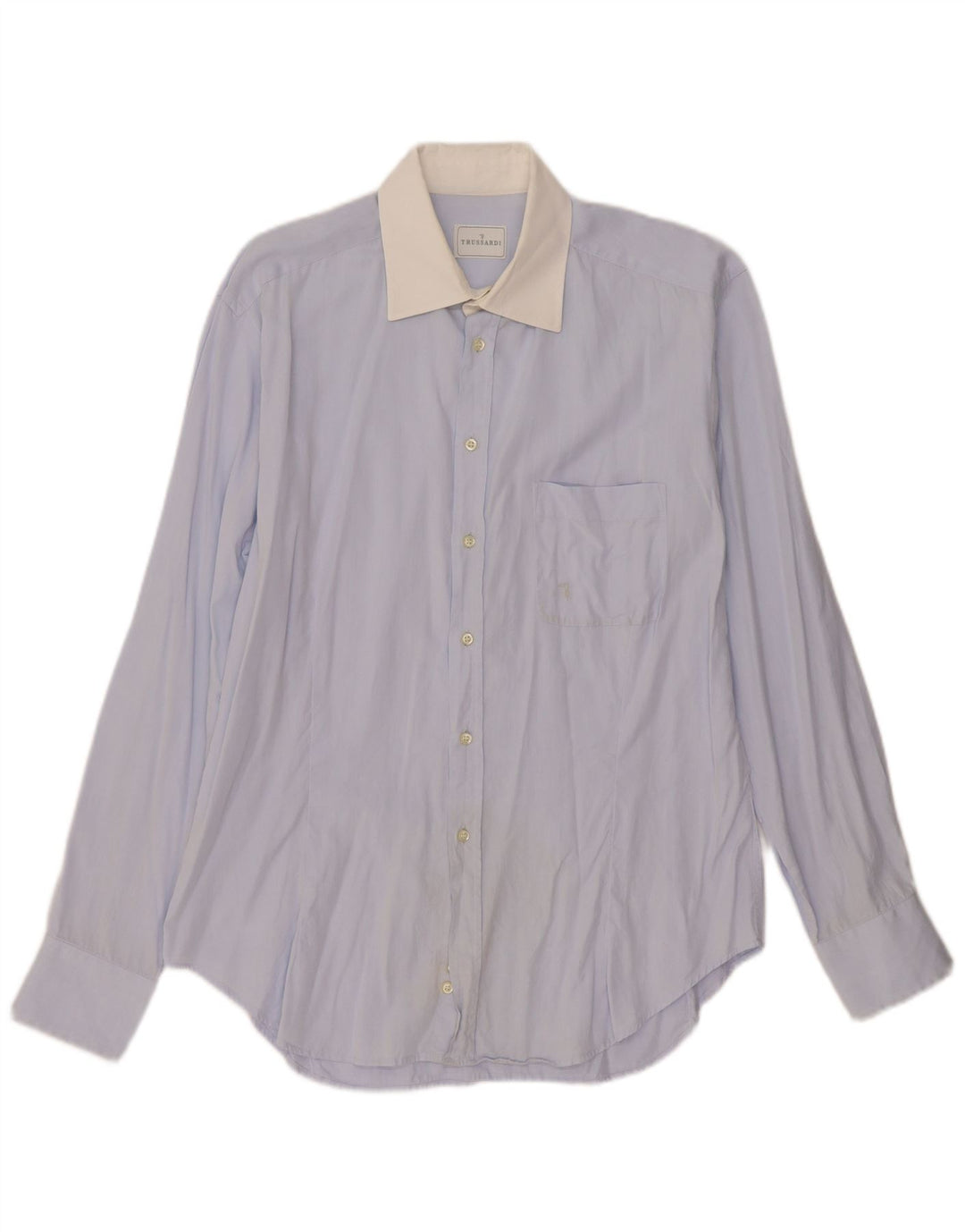 Trussardi Cămașă Bărbați Mărimea 42 16 1/2 Mare Albastru Colorblock
