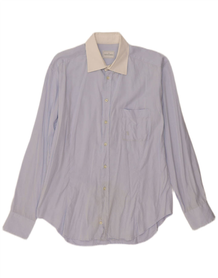 Trussardi Cămașă Bărbați Mărimea 42 16 1/2 Mare Albastru Colorblock
