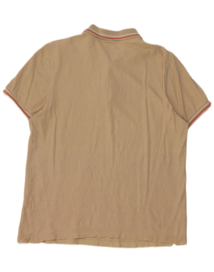 Tricou polo pentru bărbați Lotto Bej mediu