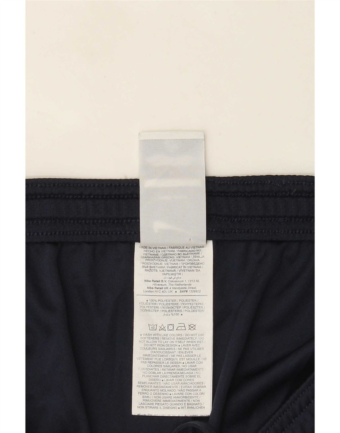 Pantaloni scurți sport subțiri Nike Dri Fit pentru bărbați, mari, bleumarin, poliester color bloc
