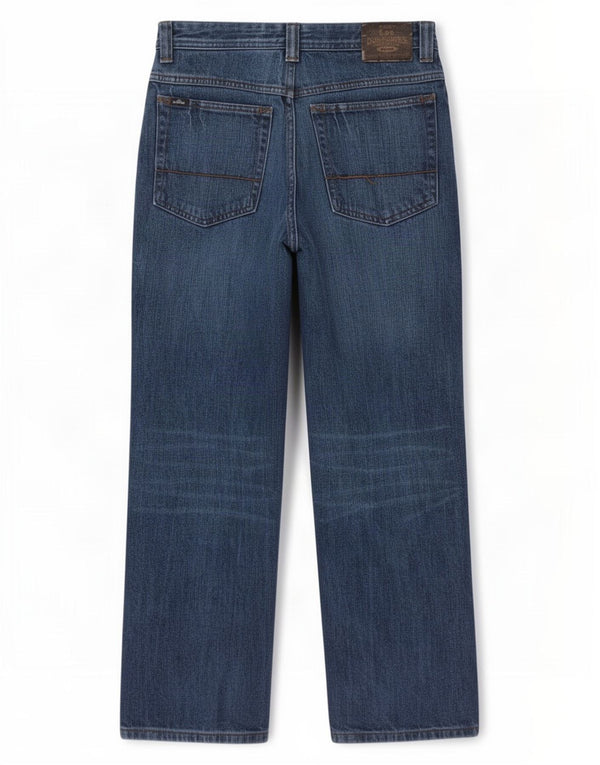 Lee Boys Salopete Blugi cu picioare late 15-16 ani W28 L29 Albastru Bumbac